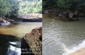 Pozo Azul, antes y después.
