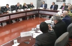 Aspecto del encuentro.