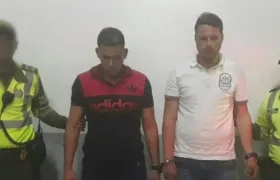 Los dos capturados fueron conducidos a la URI de la Fiscalía.