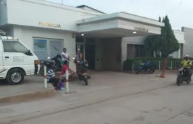 Clínica Previsalud, en El Banco, lugar en donde son atendidas las víctimas.