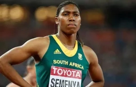 Caster Semenya, atleta sudafricana. 