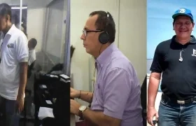 Óscar Taborda, José Cabrera y Boris Páez.