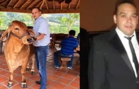 José 'El Ñeñe' Hernández y la víctima del homicidio, Óscar Eduardo Rodríguez Pomar.