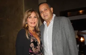 La exmiss Colombia María Mónica Urbina y su esposo José 'El Ñeñe' Hernández.