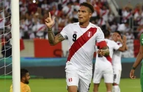 El delantero peruano Paolo Guerrero.