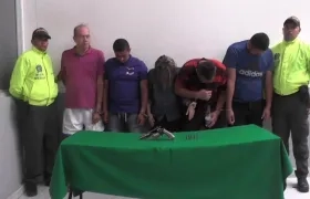 Los capturados fueron conducidos a la URI de la Fiscalía.