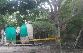 En este lugar fue encontrado el cuerpo de Angélica María Montaño Acosta.