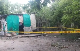 Lugar donde fue encontrada Angélica Montaño Acosta.