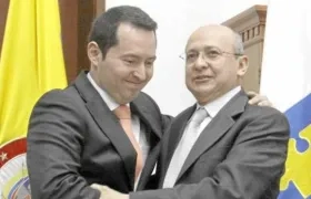 Los exfiscales Jorge Fernando Perdomo y Luis Eduardo Montealegre.