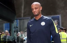 El defensa belga Vincent Kompany.