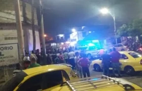 Lugar de los hechos en el barrio Montes.