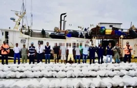 Los capturados en San Andrés.