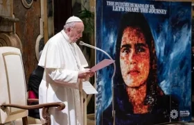  El Papa ofrece un discurso a los participantes de la XXI Asamblea General de Cáritas Internacional.