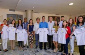 Los jóvenes practicantes de la convocatoria anterior.