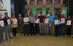 Parte de los beneficiarios.