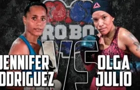 Imagen promocional de la pelea cancelada.