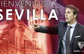 Así fue anunciado el técnico Julen Lopetegui.