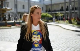La esposa de Leopoldo López, Lilian Tintori.
