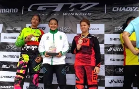 Sharid Fayad Mercado, durante la premiación este sábado en Pereira.