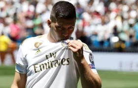 El delantero serbio Luka Jovic.