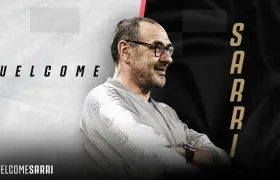 Maurizio Sarri, nuevo técnico de la Juventus. 