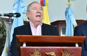 El Ministro de Defensa, Guillermo Botero