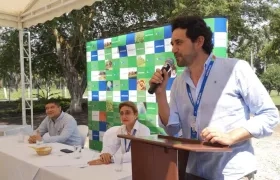 Durante la celebracion de los 50 años de Caribia, el director de Agrosavia, Jorge Mario Díaz Luengas.