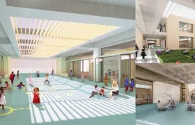 Así quedaría el colegio Nuevo Bosque.