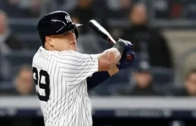 Giovanni Urshela, pelotero colombiano. 