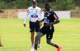 Daniel Moreno, delantero de Junior. 