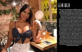 María Fernanda Aguilar y el pronunciamiento de Julián González.