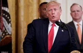 Donald Trump, presidente estadounidense.