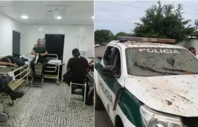 Policías heridos en Caquetá.