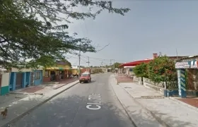 Sector de Lipaya donde se produjo el hecho violento.