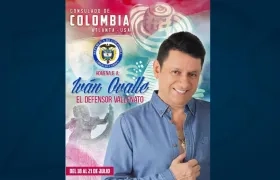 Iván Ovalle, cantautor vallenato.