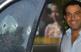 Haled Saghair Granados manejaba una camioneta Toyota Fortuner cuando le hicieron el atentado. 