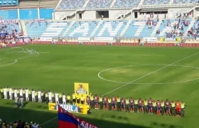 Foto del último encuentro entre ambos equipos.