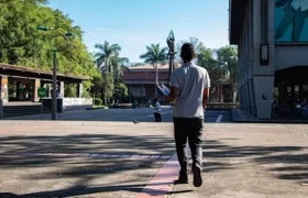 Imagen que le dio la bienvenida este año a los estudiantes de la Universidad de Antioquia.