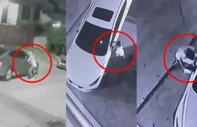 Banda dedicada al robo de retrovisores que quedaron grabados en cámaras de seguridad.