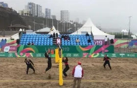 Momentos del partido.