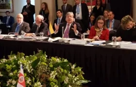 El Canciller, Carlos Holmes Trujillo.