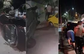 Accidente en el norte.