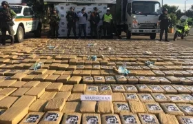 El cargamento incautado.