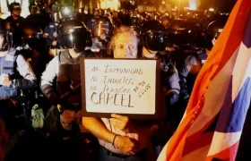 Imagen de las protestas.