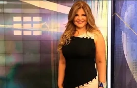La presentadora barranquillera Diva Jessurum.