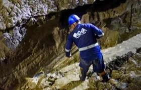 Triple A trabajó esta semana una falla que dejó sin servicio de agua a barrios en Barranquilla y Soledad.