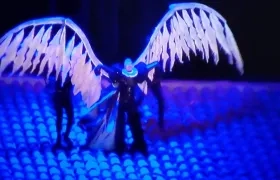 Imagen de la presentación en la Plaza de Tunja.