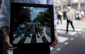 La icónica foto de The Beatles fue la portada de su álbum 'Abbey Road' de 1969.