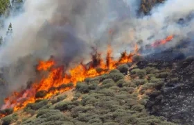 Imagen del incendio.