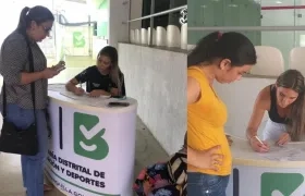 Desde ayer los interesados se acercaron al Parque de Raquetas.